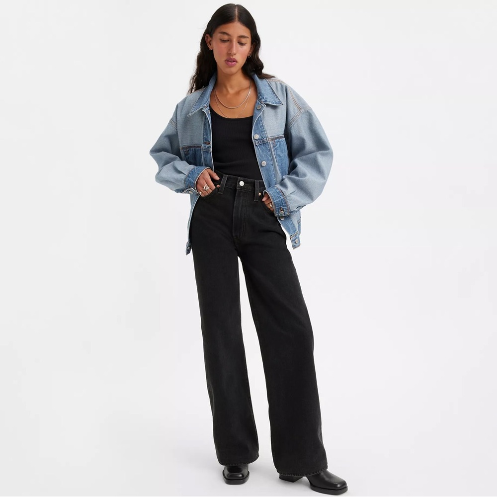 Levi’s Ribcage Wide Leg Jeans - Black